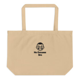 Large organic tote bag
