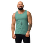 Unisex garment-dyed tank top - Image 4