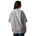 Unisex organic oversized high neck t-shirt - Image 4