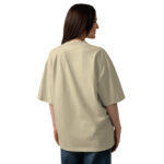 Unisex organic oversized high neck t-shirt - Image 6