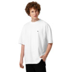 Unisex organic oversized high neck t-shirt - Image 3