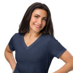 Women’s relaxed v-neck t-shirt - Image 14